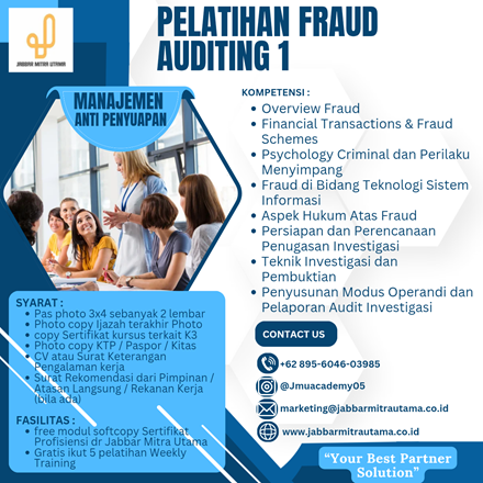 Pelatihan FRAUD Auditing 1